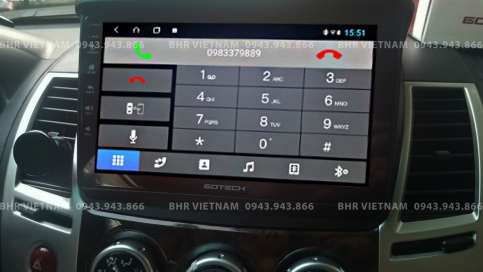 Màn hình DVD Android xe Mitsubishi Pajero Sport 2011 - 2017 | Gotech GT8 